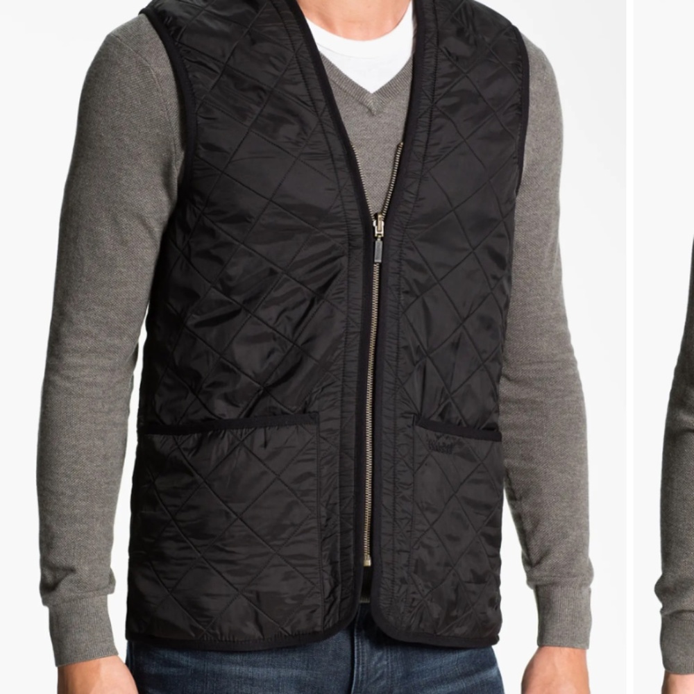 Barbour 'Polarquilt' Relaxed Fit Zip-In Liner Vest